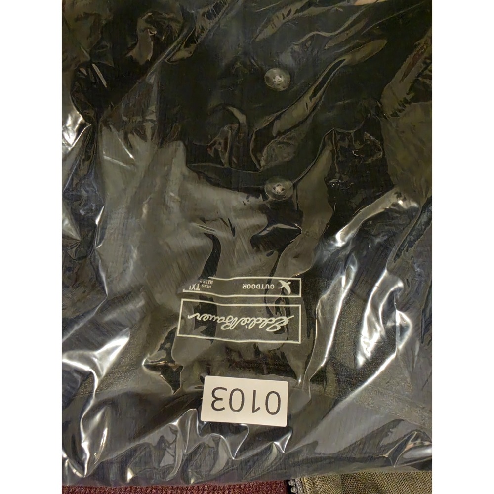Eddie Bauer Outdoor Men's Big & Tall TXL Navy Long Sleeve Henley Shirt - Picture 7 of 7